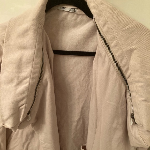 Dex DRAPED ZIP CARDIGAN Sz M - Picture 3 of 8